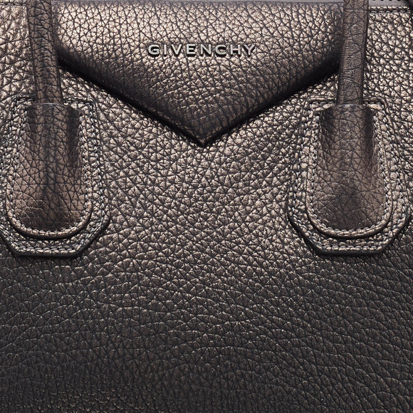 GIVENCHY Metallic Grained Leather Medium Antigona Satchel - Picture 5 of 8